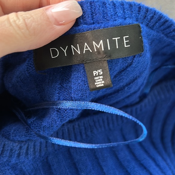 Winter Knitted Mini Dress Small - Picture 6 of 7